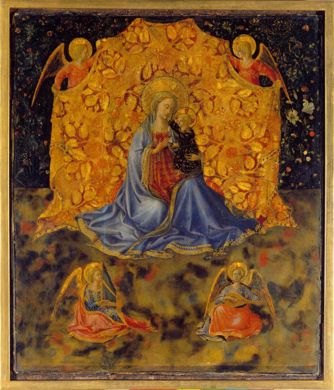 Benozzo Gozzoli, The Madonna with Child and Angels,
