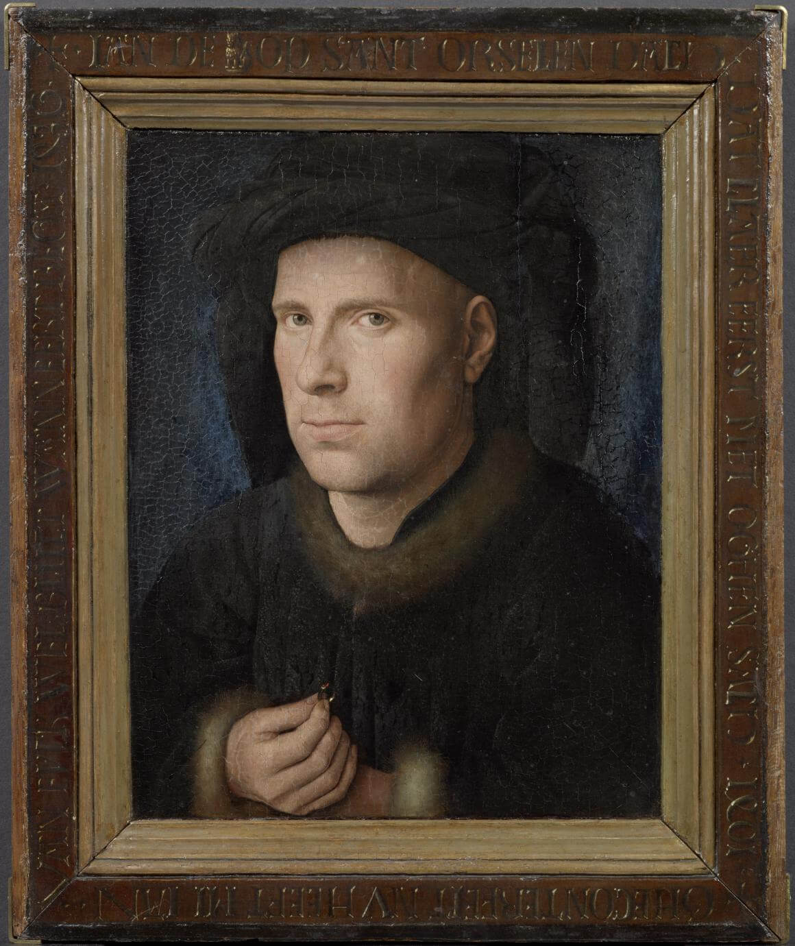 Jan van Eyck, Portrait of Jan de Leeuw, 1436, Kunsthistorisches Museum Wenen, Gemäldegalerie