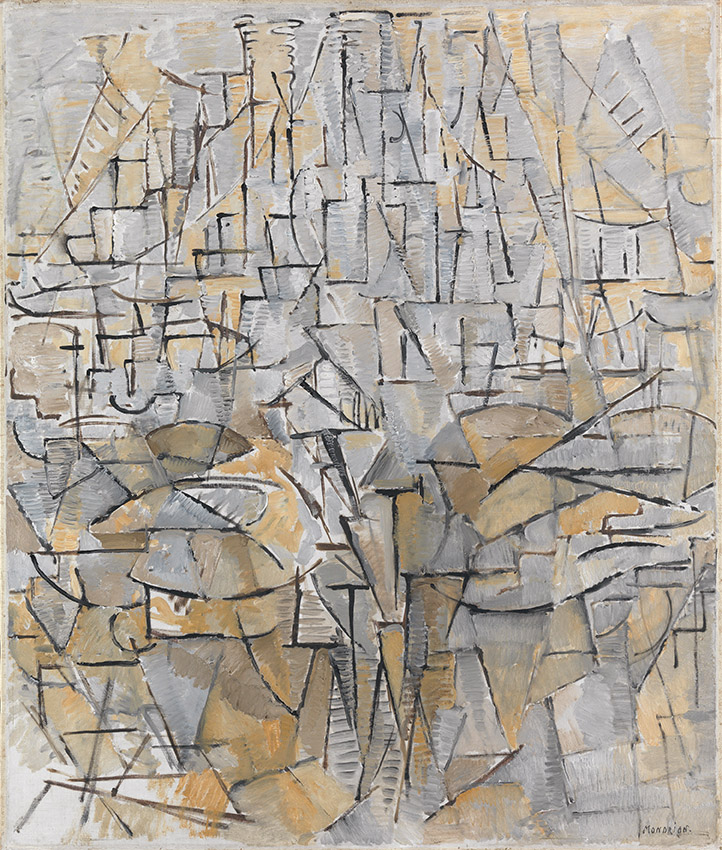 Piet Mondrian (1872-1944) Tableau n. 4 / Composizione n. VIII / Composizione 3 1913 Olio su tela Kunstmuseum Den Haag