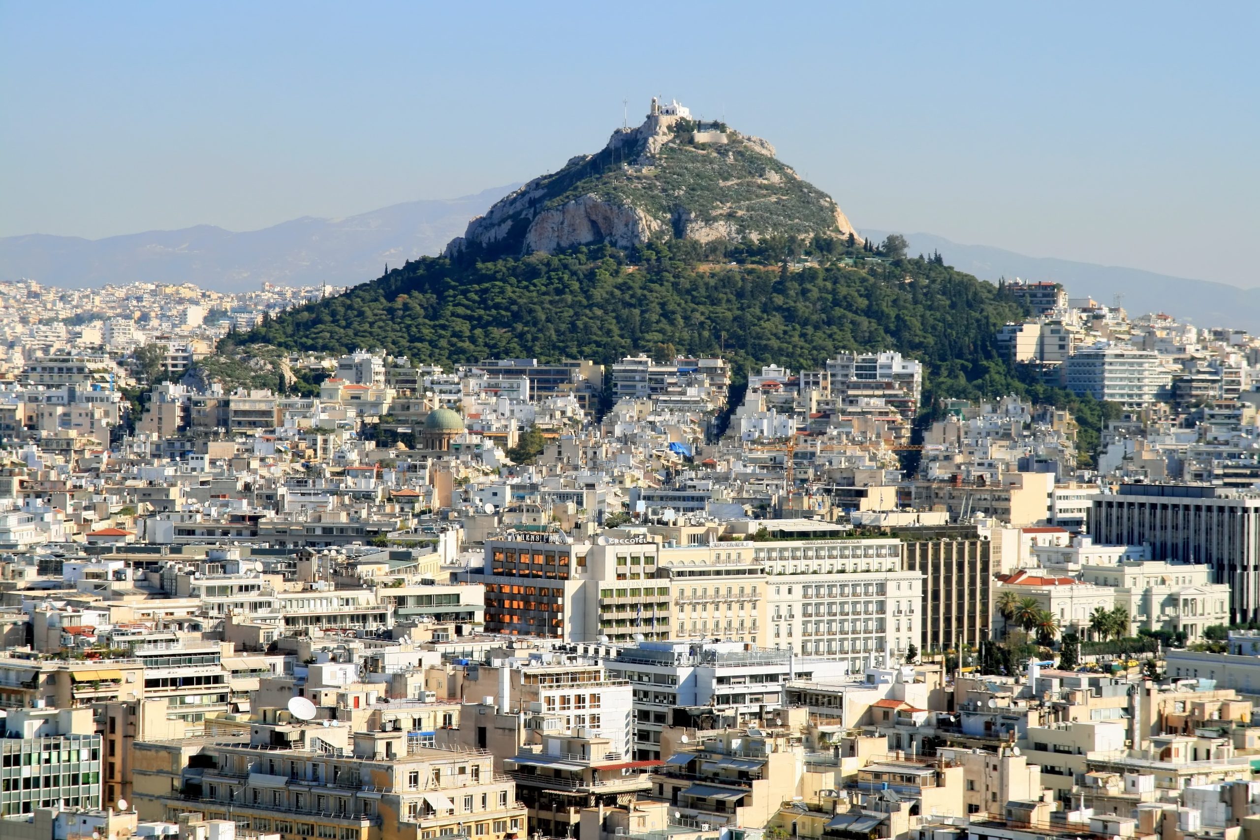 Atene dalla collina del Licabetto.