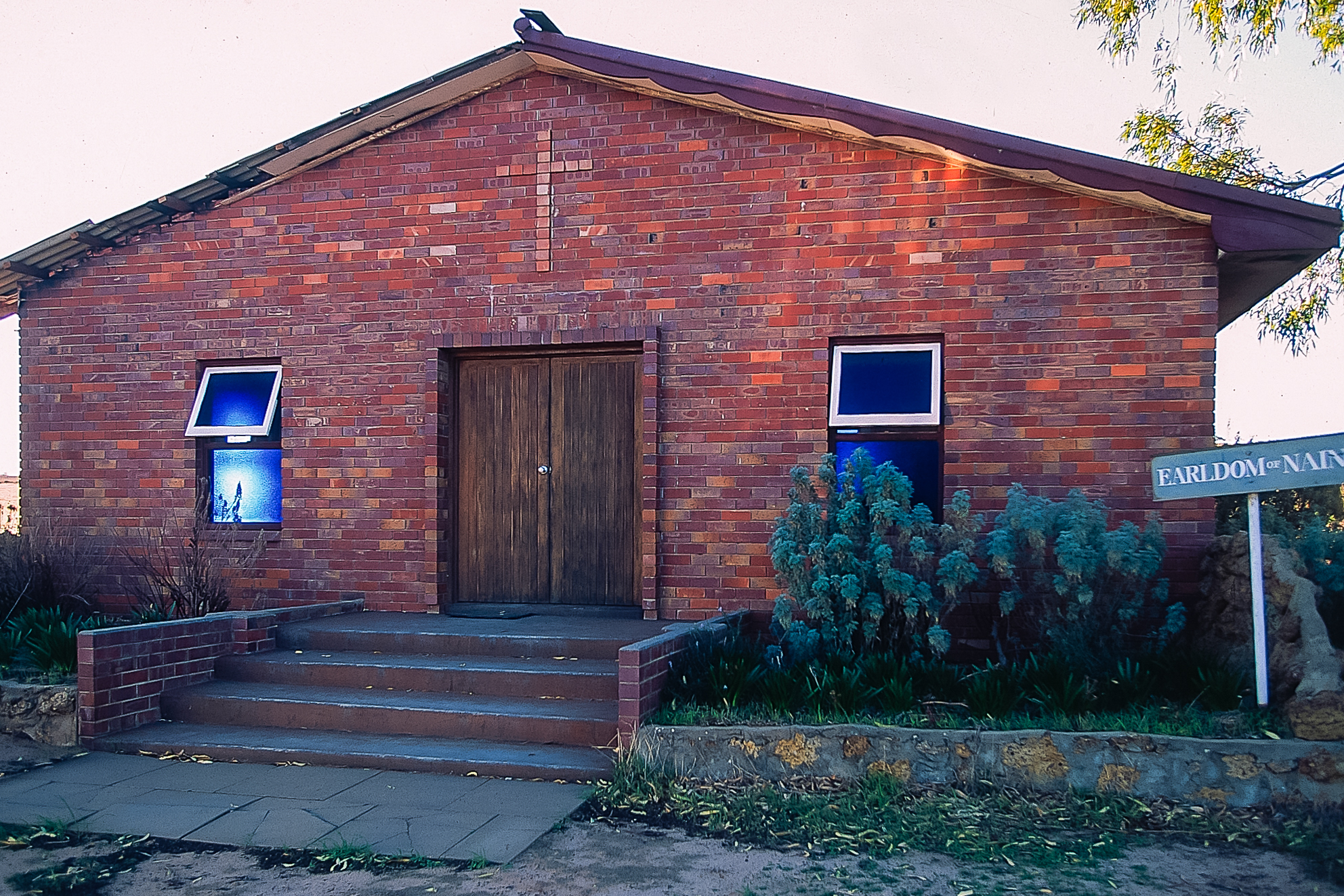 La chiesa della Contea di Nain. La chiesa della Contea di Nain. Principato di Hutt River. Australia (WA) Australia (WA)