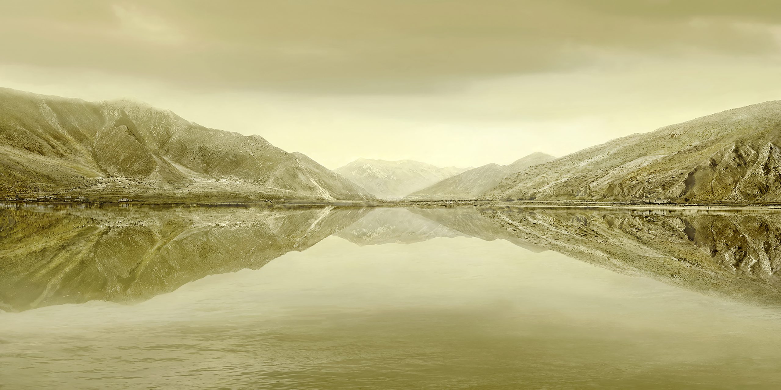 Landscape Yunnan 1 / Where tranquility lies, 2021 D-print on rag paper Edition of 8 200 x 100 cm