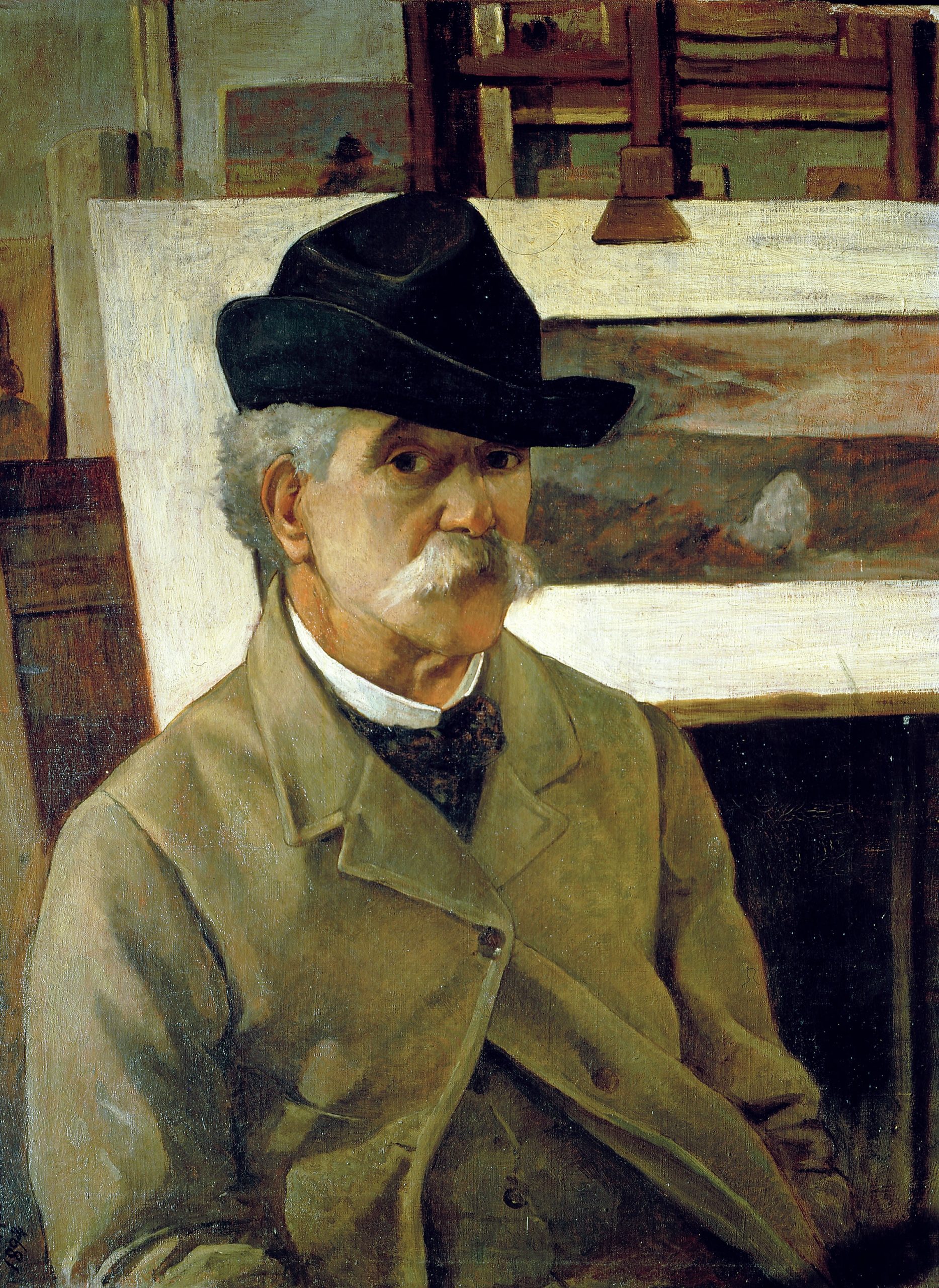 Giovanni Fattori Autoritratto 1894 Olio su tela Istituto Matteucci, Viareggio © Istituto Matteucci, Viareggio