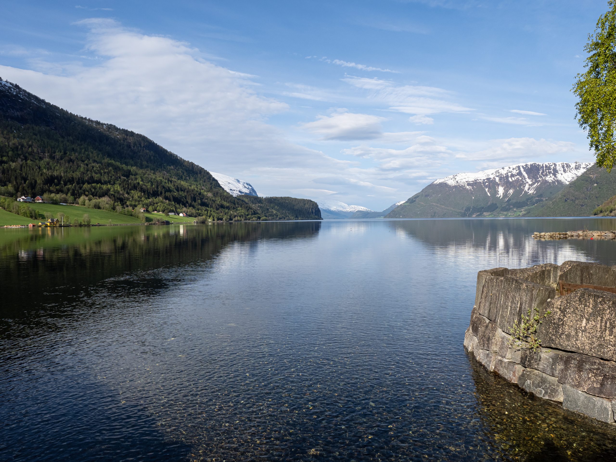 Hellesylt (Norvegia). Il lago di Hornidalsvanet. ©Federico Klausner