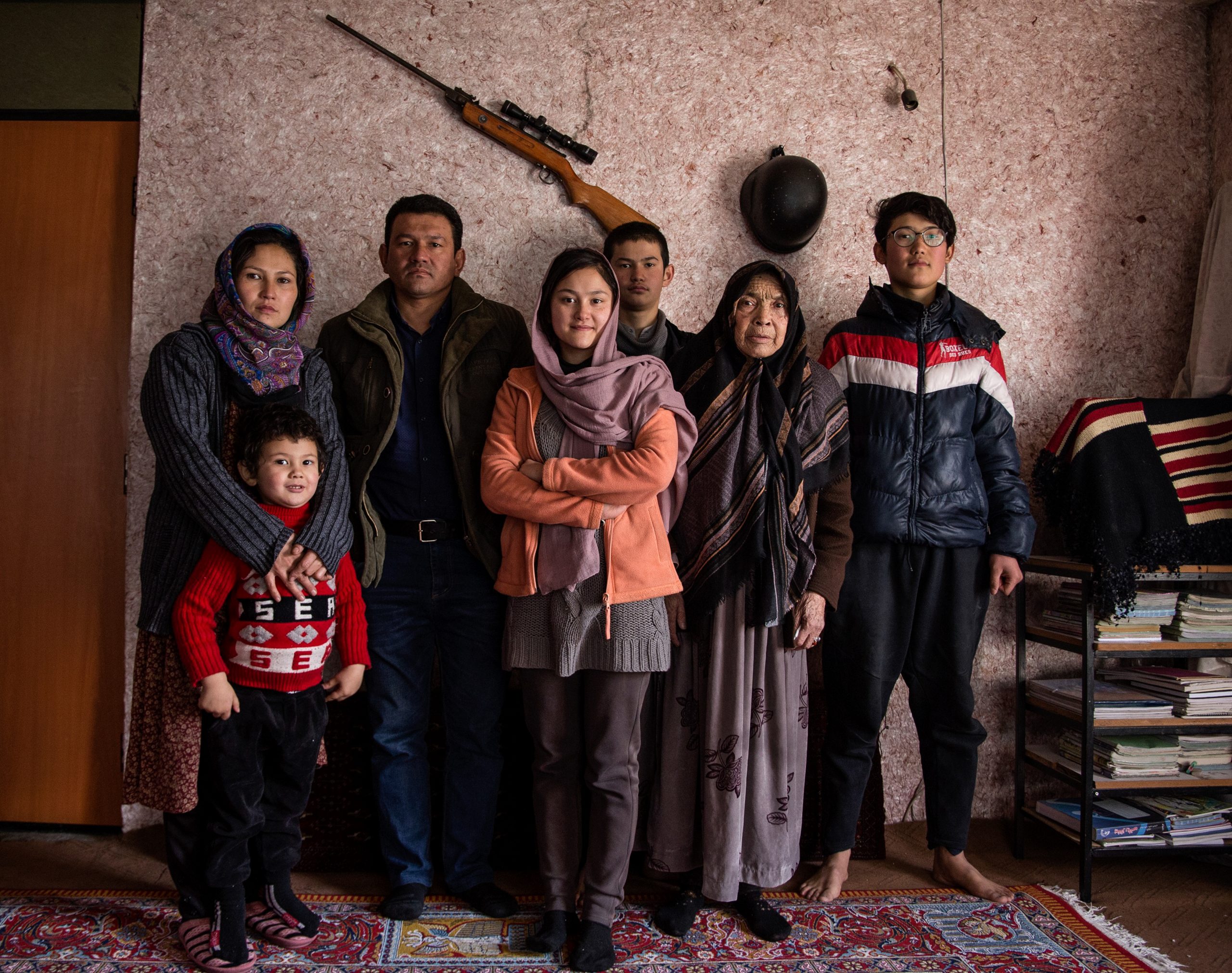 Famiglia Ahmadi, Kabul, 2019.©Zahra Khodadadi