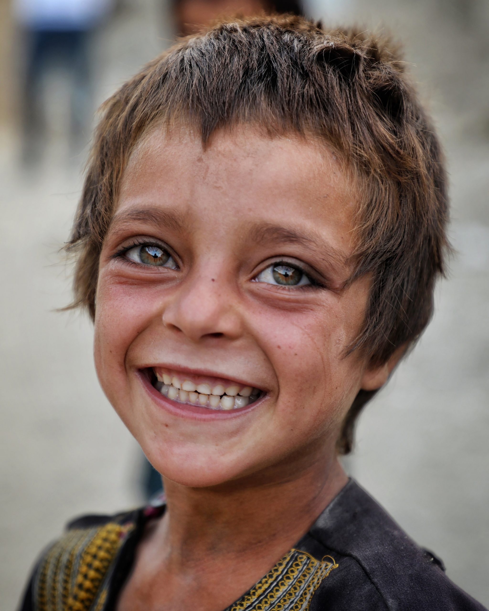 Ritratto di un bambino sfollato da Helmand a Kabul, Kabul, 2020.©Roya Heydari