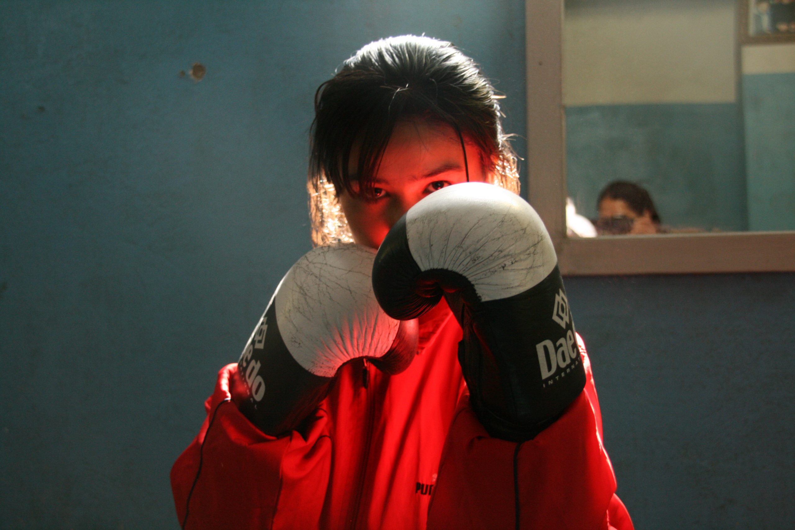 Una giovane donna pugile 2011. ©Mariam Alimi