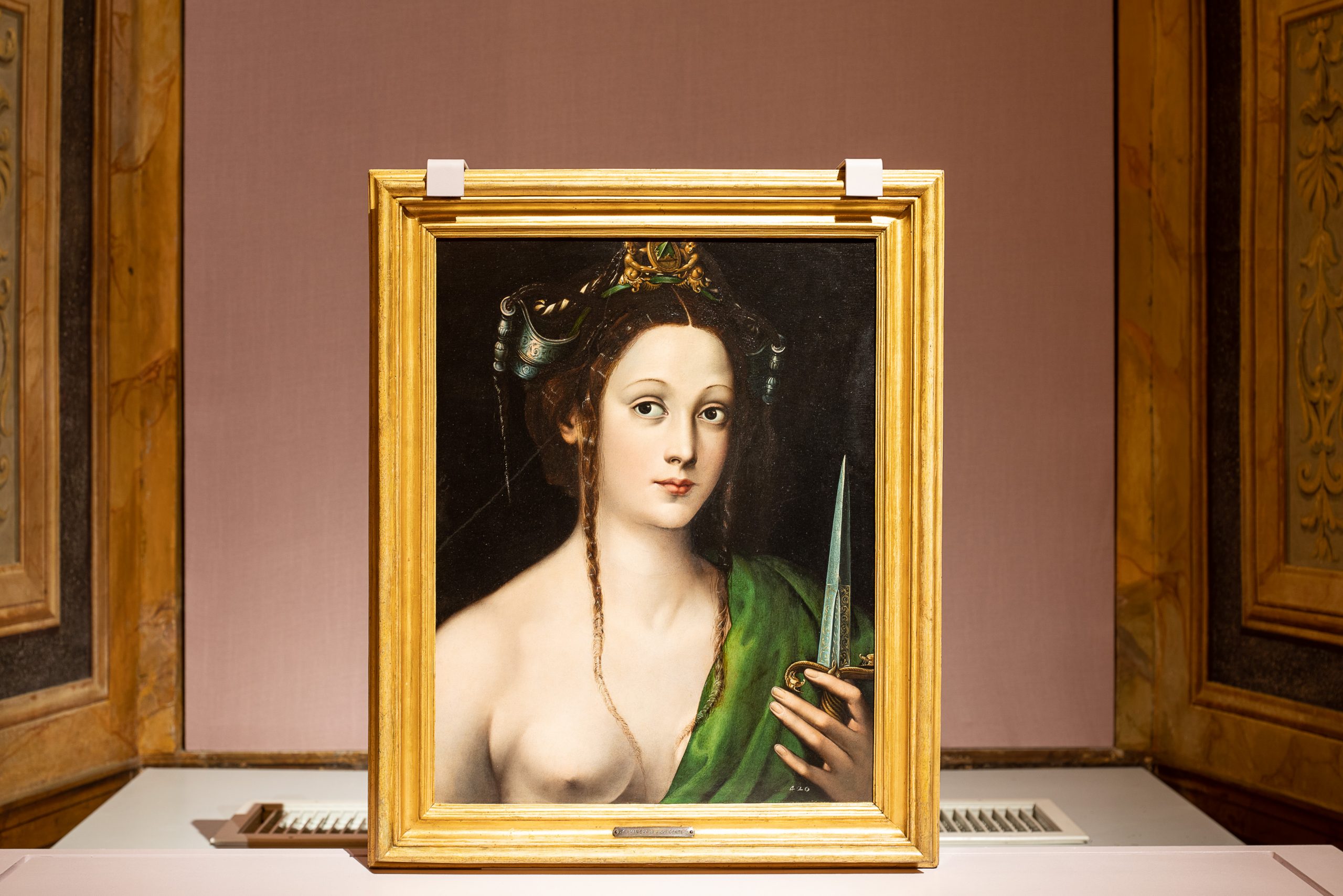 6. Leonardo Grazia, Lucrezia, olio su lavagna, Galleria Borghese, Roma. Ph. A. Novelli © Galleria Borghese