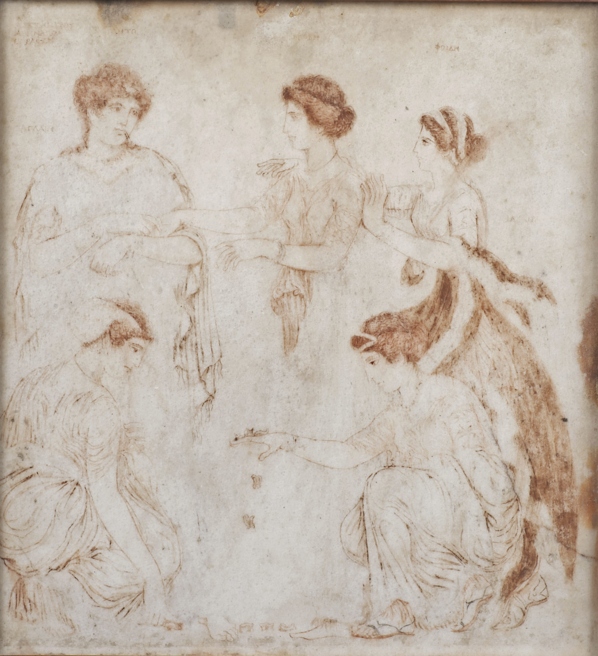 Giocatrici di astragali Ercolano Affresco, 49 x 42 cm 1 MANN, inv. 9562 I secolo a.C. - I secolo d.C