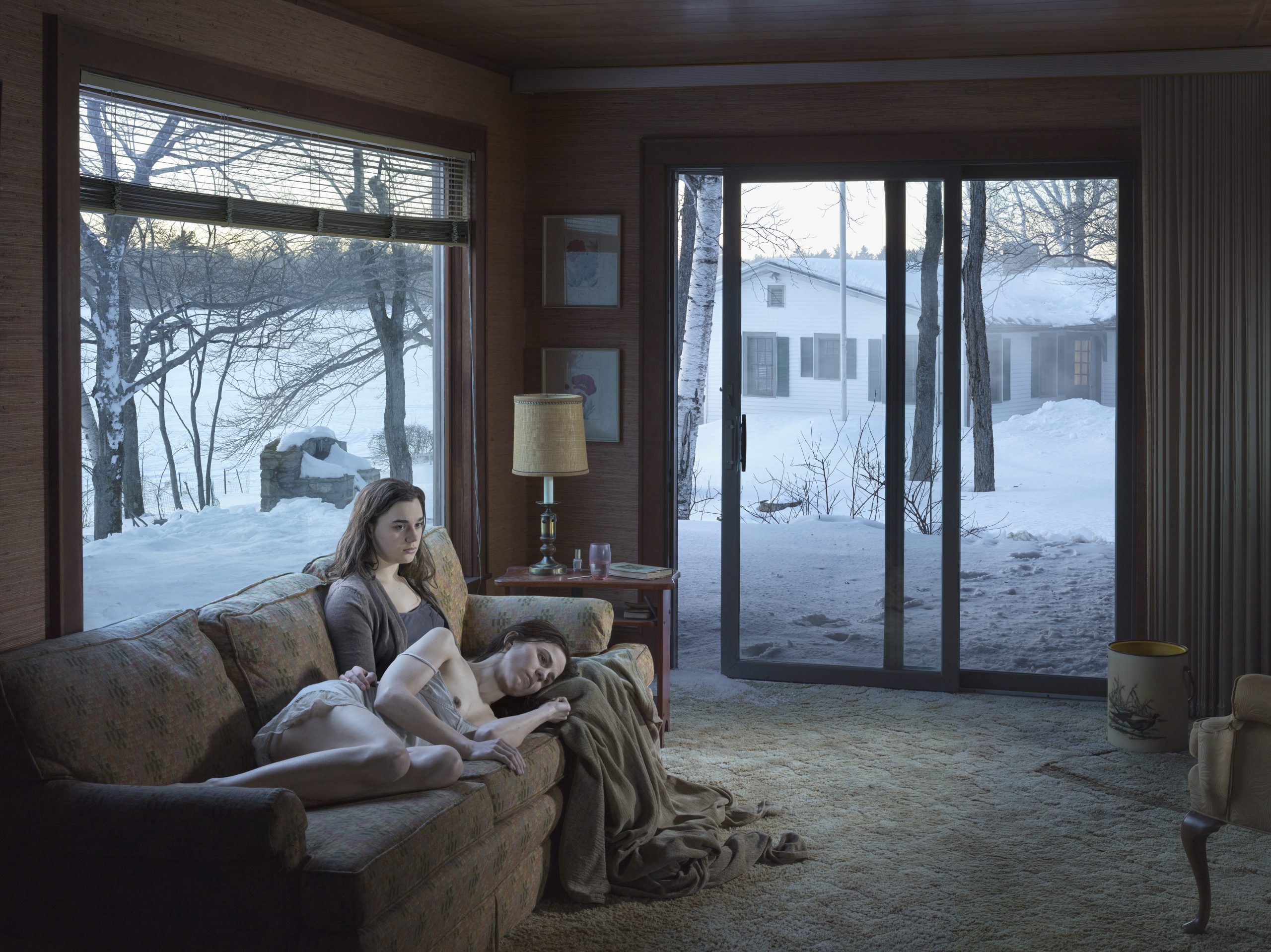 GREGORY CREWDSON, Mother and Daughter, 2014, digital pigment print, image size_ 37.5 x 50 in. © Gregory Crewdson