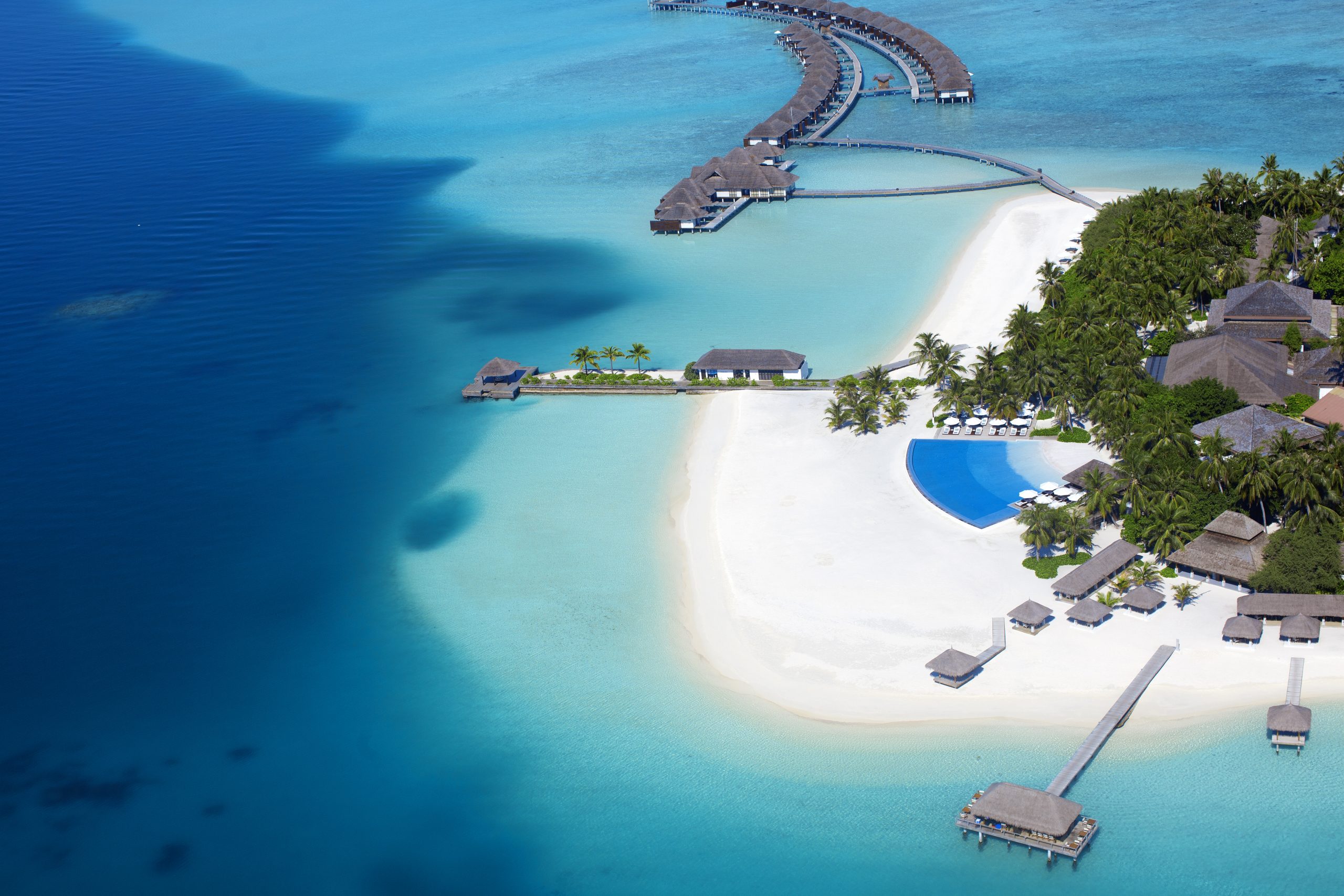 Velassaru, Maldives. Aerial view