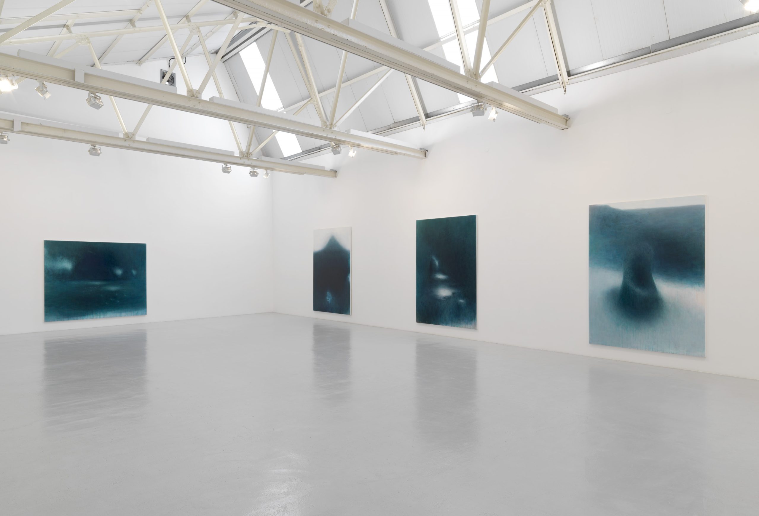 Dee Ferris. Azyl/Azul,2022 Corvi-Mora, London. Installation view