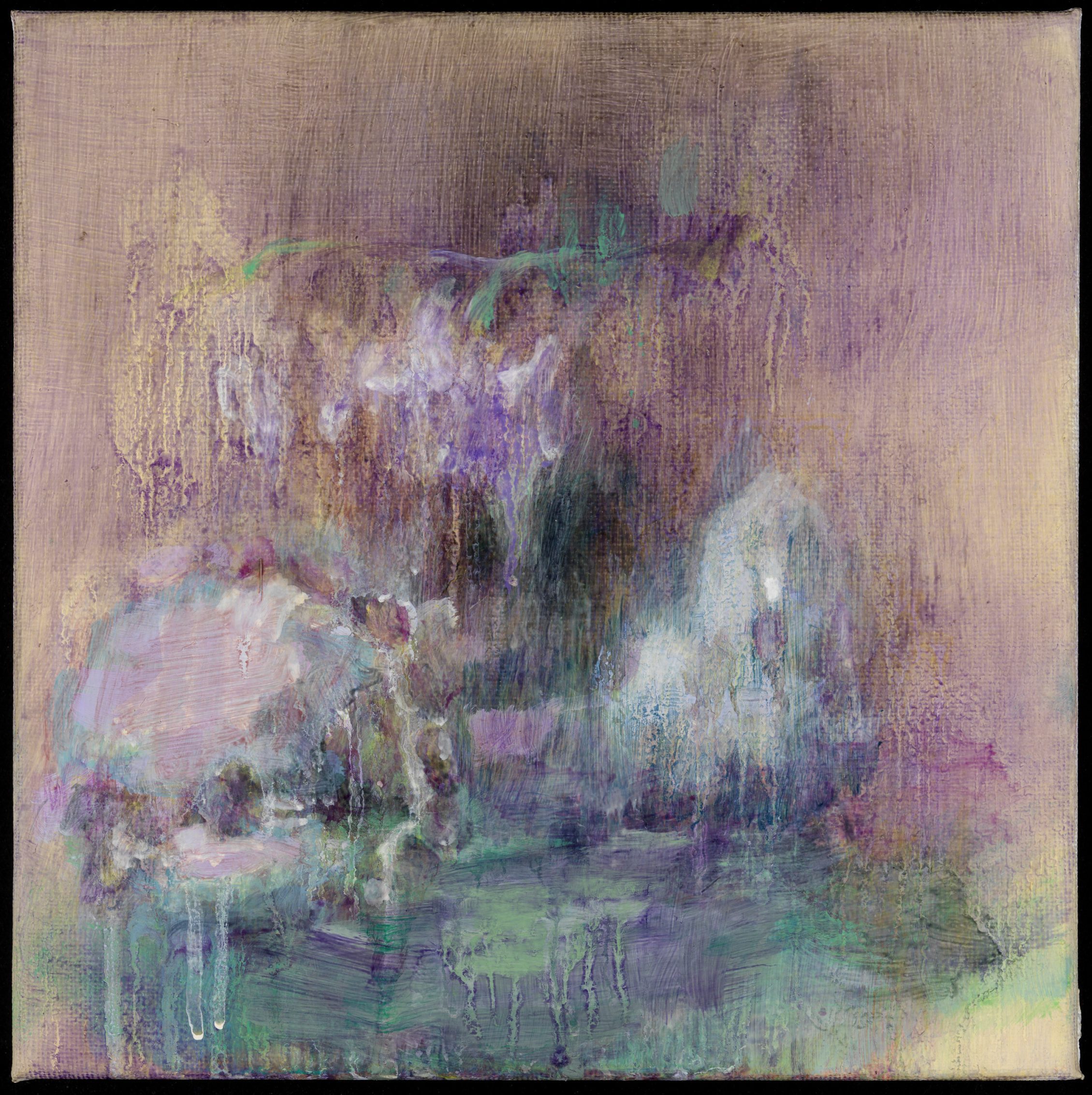 Dee Ferris Untitled (Jewel #3) 2005 Oil on canvas 20 x 20 x 2 cm, 7.9 x 7.9 x 0.8 inches DF05-10
