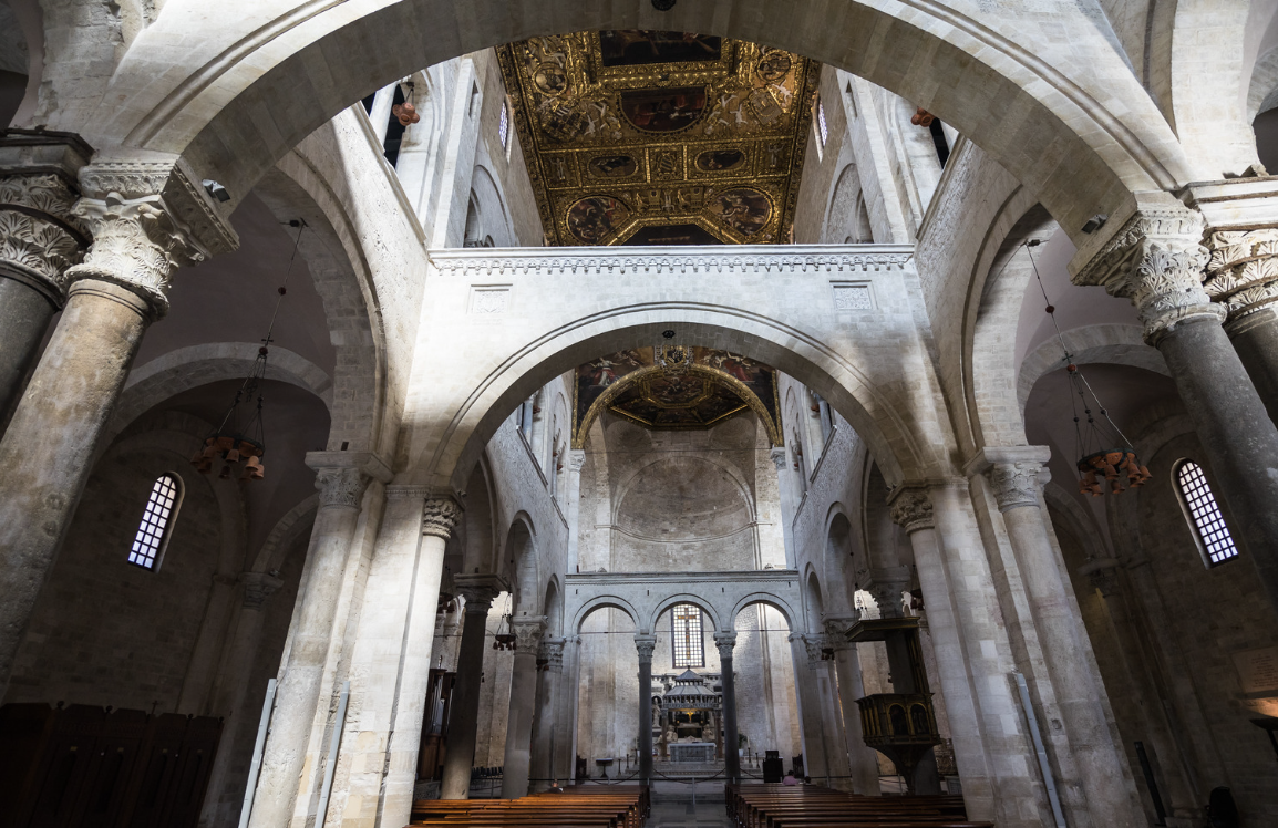 La Basilica di San Nicola di Bari. Interni