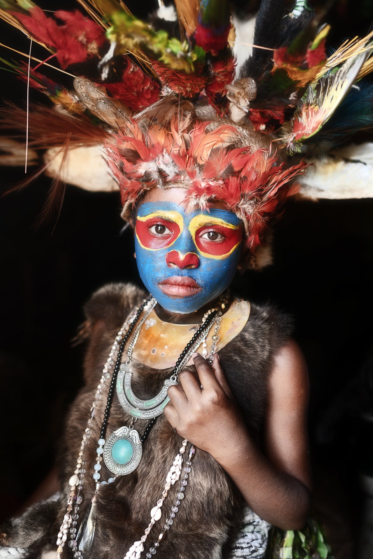 Papua/Nuova Guinea. Ragazza Kondige.. ©Chiara Felmini