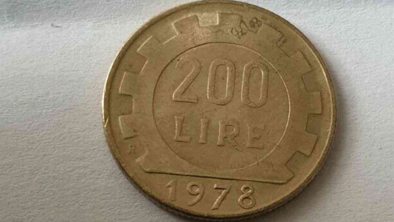 valore 200 lire 1978