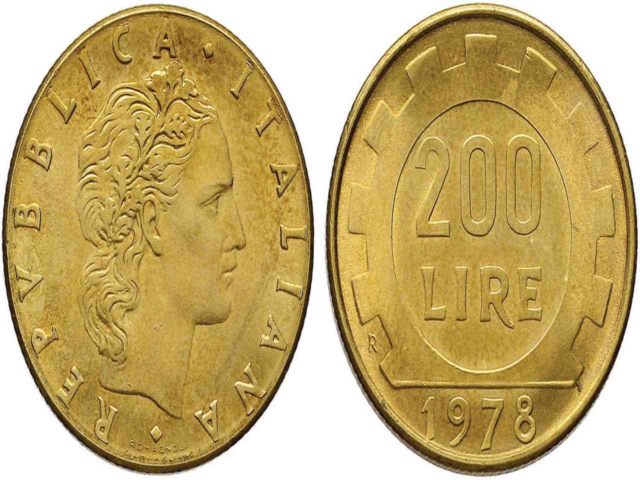 200 lire 1978 valore