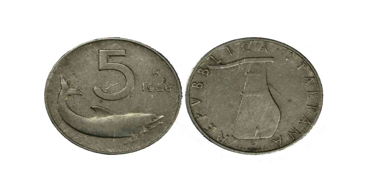 5 lire 1952 valore